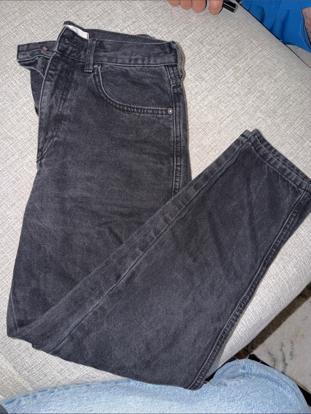 We The Free Women's Washed Black Boyfriend Jeans